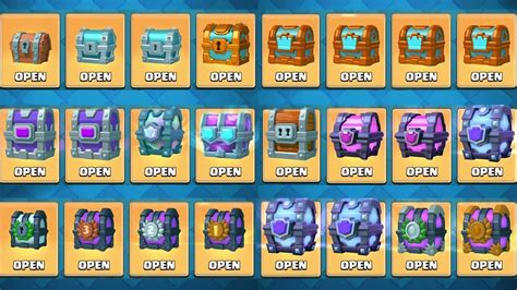 Opening Every Chest In Clash Royale All Chest Opening And New Draft Chest Youtube