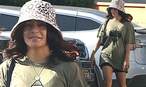 Vanessa Hudgens Gives Leggy Display In Skimpy Shorts As She Gets In On