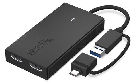 Plugable Usb C Or Usb 30 To Dual Hdmi Adapter Plugable Technologies