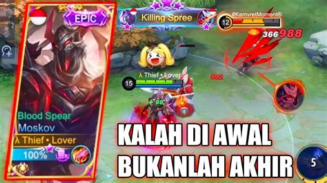 TOP GLOBAL MOSKOV GK DIKASI NAFAS DI AWAL AUTO PAKAI MODE LATE GAME