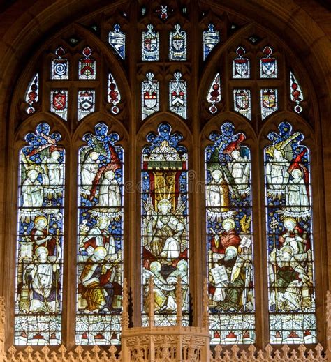 All Saints Church Stained Glass East Window Editorial Photography Image Of Classical Vintage