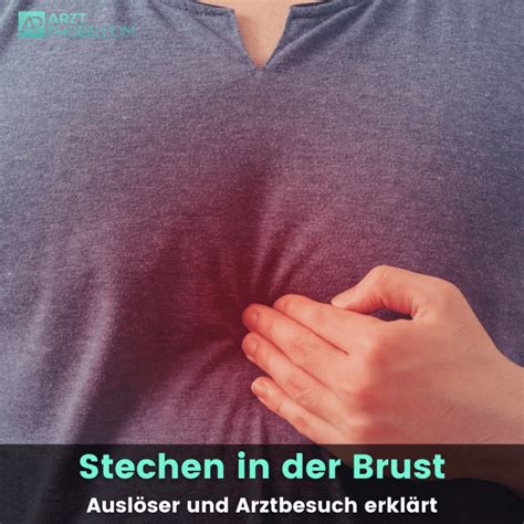 Stechen in der Brust Auslöser Tipps und Hilfe