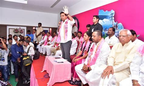 Congress Leaders From Different Constituencies Join Trs