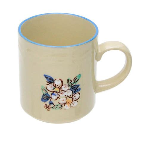 Tazas Tarros Para Café Té De Cerámica Flores 340 Ml 12oz Vencort