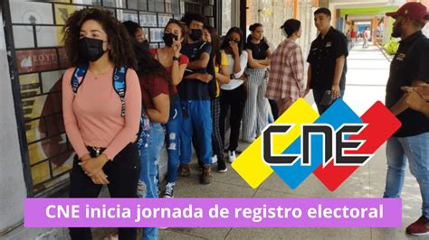 Atención nuevos votantes CNE realiza jornada especial de Registro