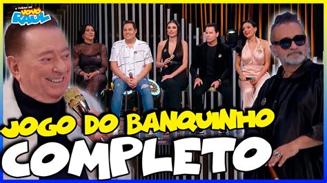 Jogo Do Banquinho Regis Tadeu Completo Programa Raul Gil Youtube