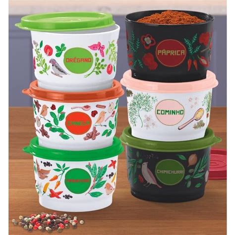 Tupperware Potinho Floral 140ml Shopee Brasil