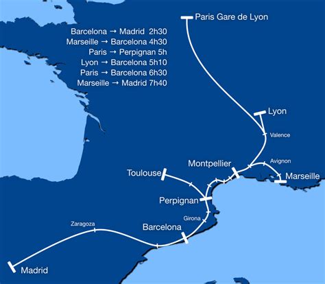 Overview Maps Of Long Distance Rail In Europe