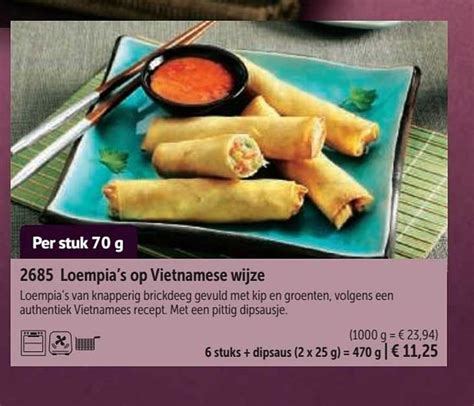 Loempia S Op Vietnamese Wijze Aanbieding Bij Bofrost Folders Nl