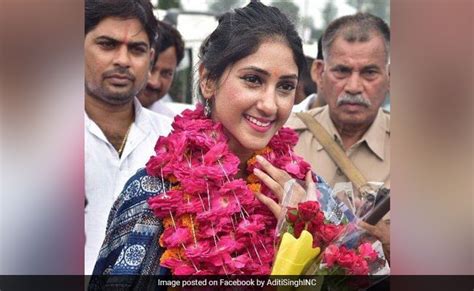 Up Polls 2022 Rebel Congress Mla Aditi Singh Joins Bjp Ahead Of Up Polls