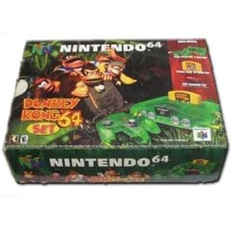 Jungle Green Nintendo 64 System Console N64 Bundle Pak Complete In Box