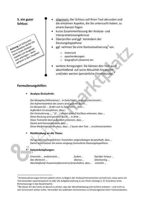 Kurzgeschichte Analyse Muster