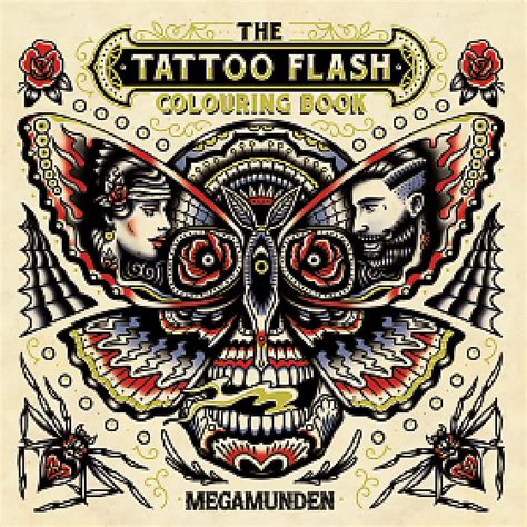 Tattoo Flash Colouring Book 9781780679167 Megamunden Books