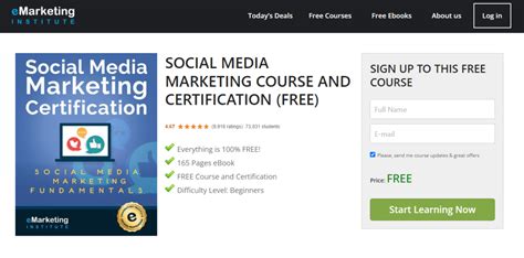 Best Free Paid Social Media Marketing Smm Training Certification