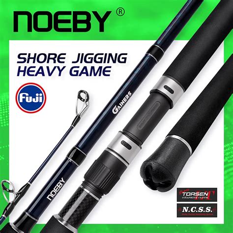 Noeby Shore Jigging Angelrute 2 75 M 3 05 M Schweres Spiel Fuji Guide