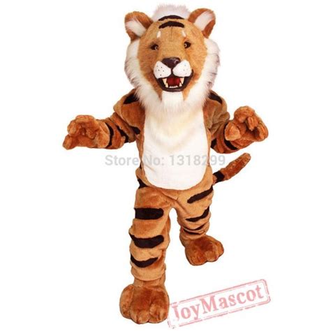 Striped Tiger Mascot Costume