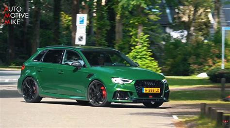 Audi RS3 Sportback By ABT Filmed Wearing Sonoma Green Paint | Audi ...