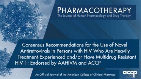 Pharmacotherapy Publishes Consensus Recommendations For The Use Of