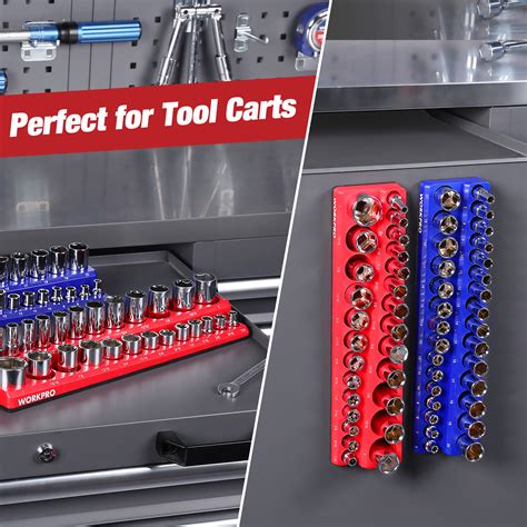 38 Inch Magnetic Socket Organizer Set Workpro® Tools