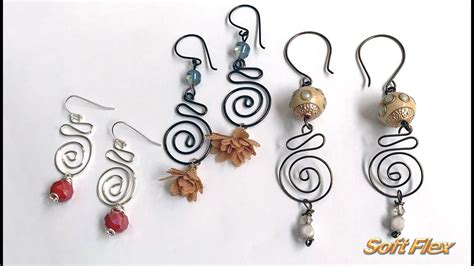 Diy Spiral Earrings Using Craft Wire And Wigjig Jewelry Jig Free Spirit Beading With Kristen