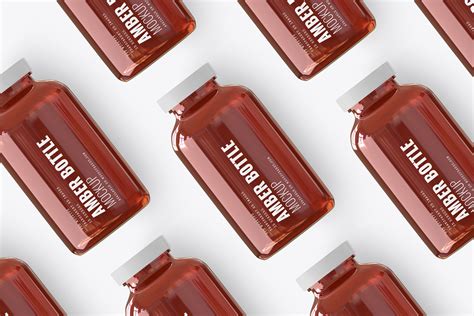 Amber Pills Bottle Mockup Free On Behance