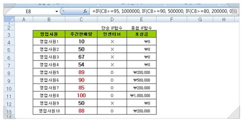 엑셀 If함수 주민번호로 나이 성별 알아내기 네이버 블로그