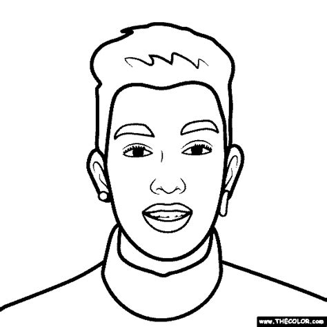 Youtuber Coloring Pages