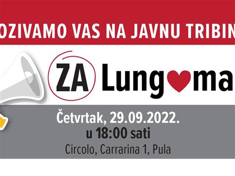 Zelena Istra Poziv Na Javnu Tribinu Za Lungomare