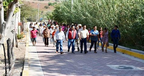 Inauguran Adoquinamiento De Calle En Colonia De Huaquechula Ngulo