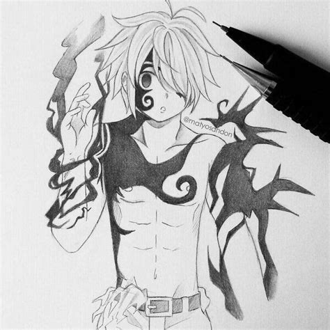 Meliodas Demon Form Nanatsu No Taizai Nanatsunotaizai Meliodas