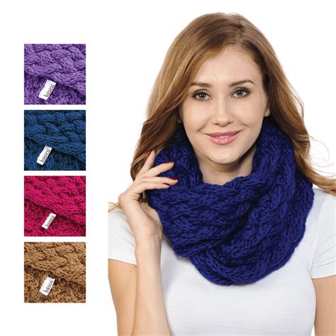 Chunky Knit Infinity Scarf