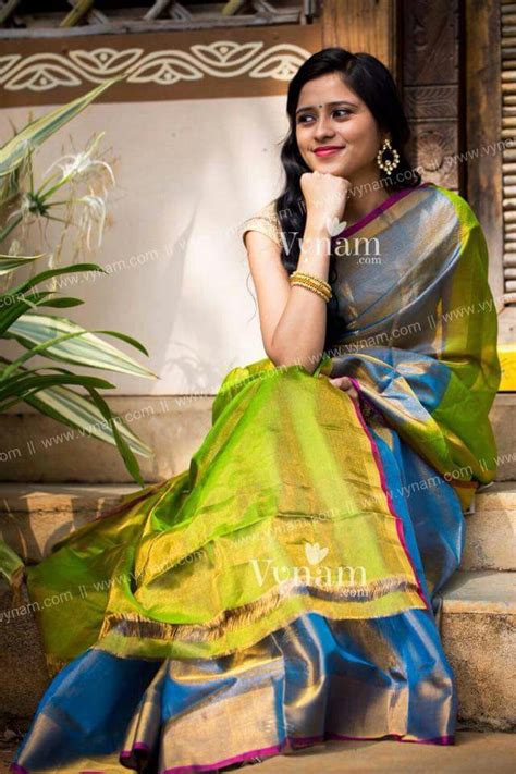 Beautiful Uppada Pattu Pure Silk Saree Beautiful Wedding Etsy