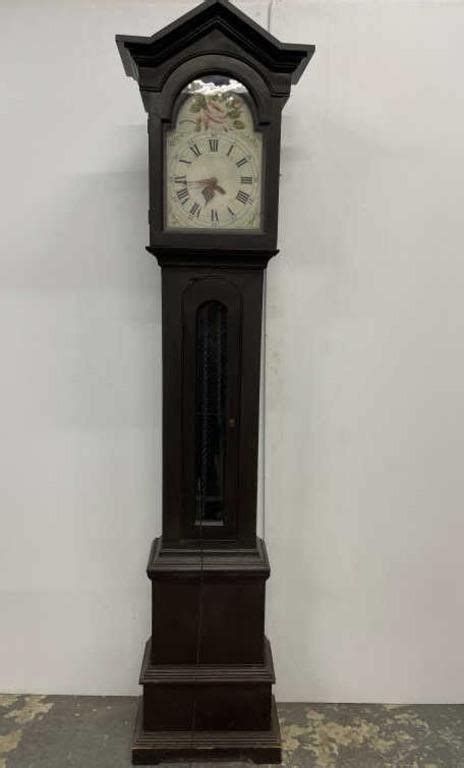 Antique Tall Case Clock Live And Online Auctions On