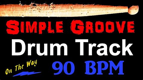 Simple Rock Drum Track Bpm Drum Beat For Bass Guitar Backing Tracks