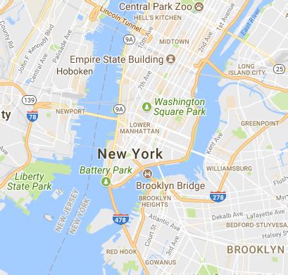 Map Of Manhattan And Brooklyn - Map Quiz