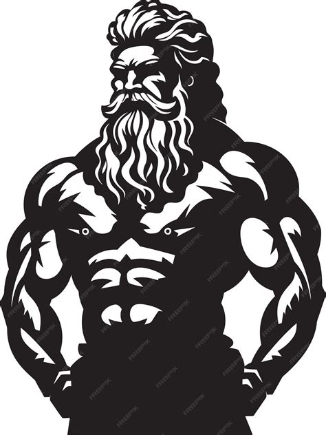 Herculean Might Emblematic Hercules Symbol Heroic Strength Vector