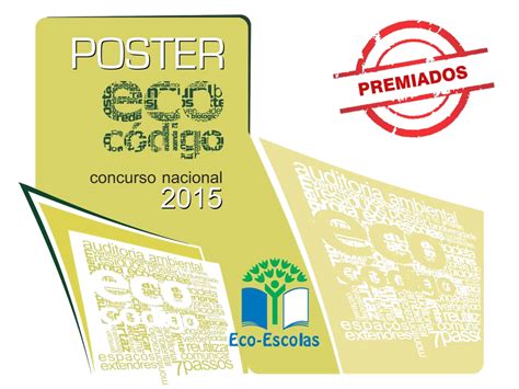 Poster Eco C Digo Premiados Eco Escolas