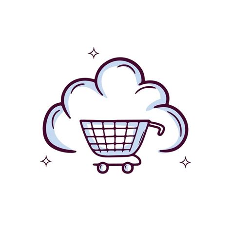 Icono De Nube Dibujado A Mano Con Ilustraci N Vectorial De Boceto Del