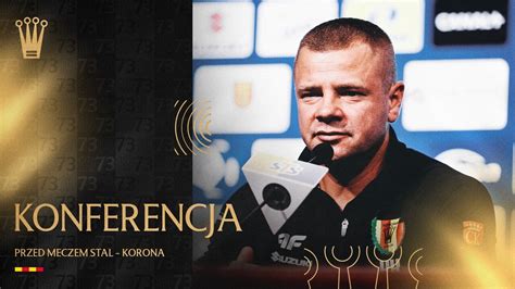 Konferencja Prasowa Przed Meczem Stal Mielec Korona Kielce Youtube