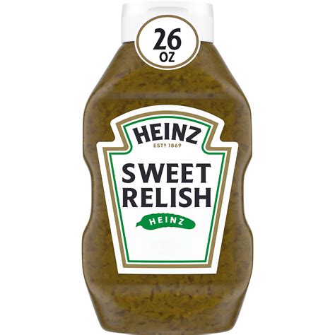 Heinz Sweet Relish 26 Fl Oz Bottle Walmart