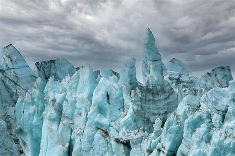 Rugged Ice At The Face Of Margerie Photograph By Betty Sederquist