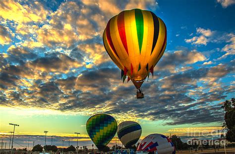 Hot Air Balloon Lift Off Photograph By Robert Bales Fine Art America