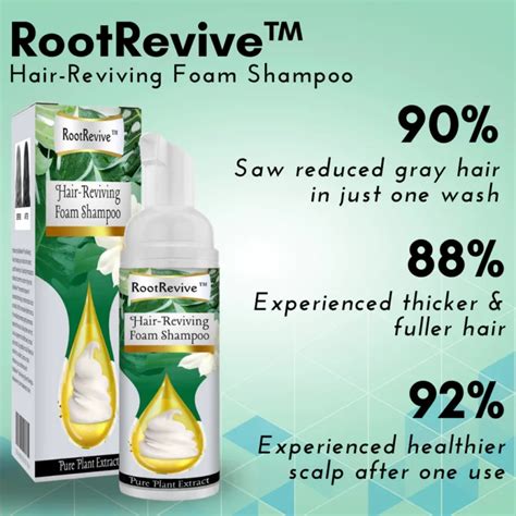 RootRevive Hair Reviving Foam Shampoo Moonqo Store