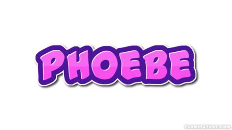 Phoebe Logo | Free Name Design Tool from Flaming Text