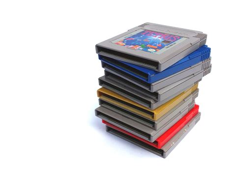 Pile Of Nintendo Game Boy Games Free Stock Photo - Public Domain Pictures