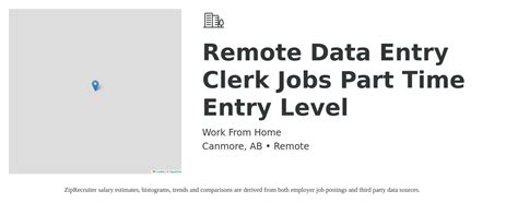 Work From Home Remote Data Entry Clerk S Entry Level Job Canmore