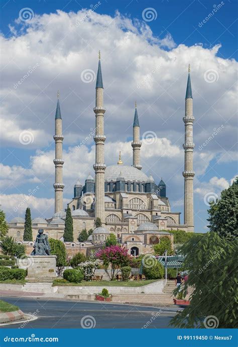 Selimiye Mosque in Edirne stock photo. Image of architecture - 99119450