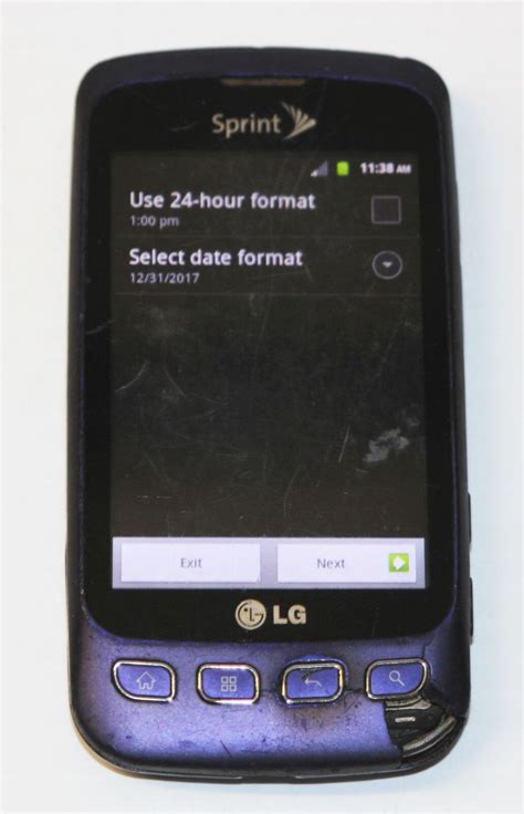 Lg Optimus S Ls670 Purple Sprint Smartphone As Isbroken Clean