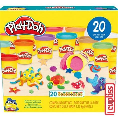 jual produk anak play doh playset rainbow  doh hasbro  playdoh