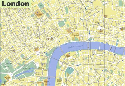 London tourist attractions map